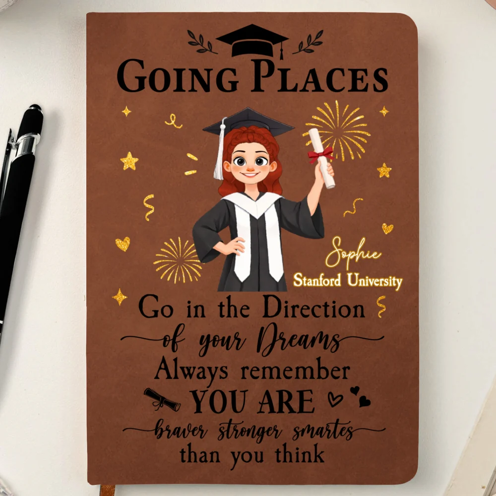 Journey Complete - Personalized Custom Leather Journal - Image 8