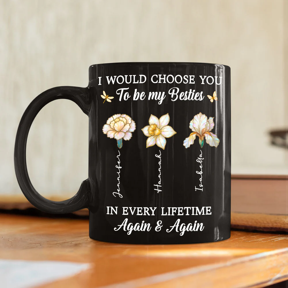 Joyful Sister Moments - Personalized Custom Coffee Mug - Image 2