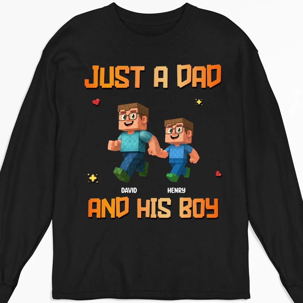 Just A Dad - Personalized Custom Shirt - Image 14