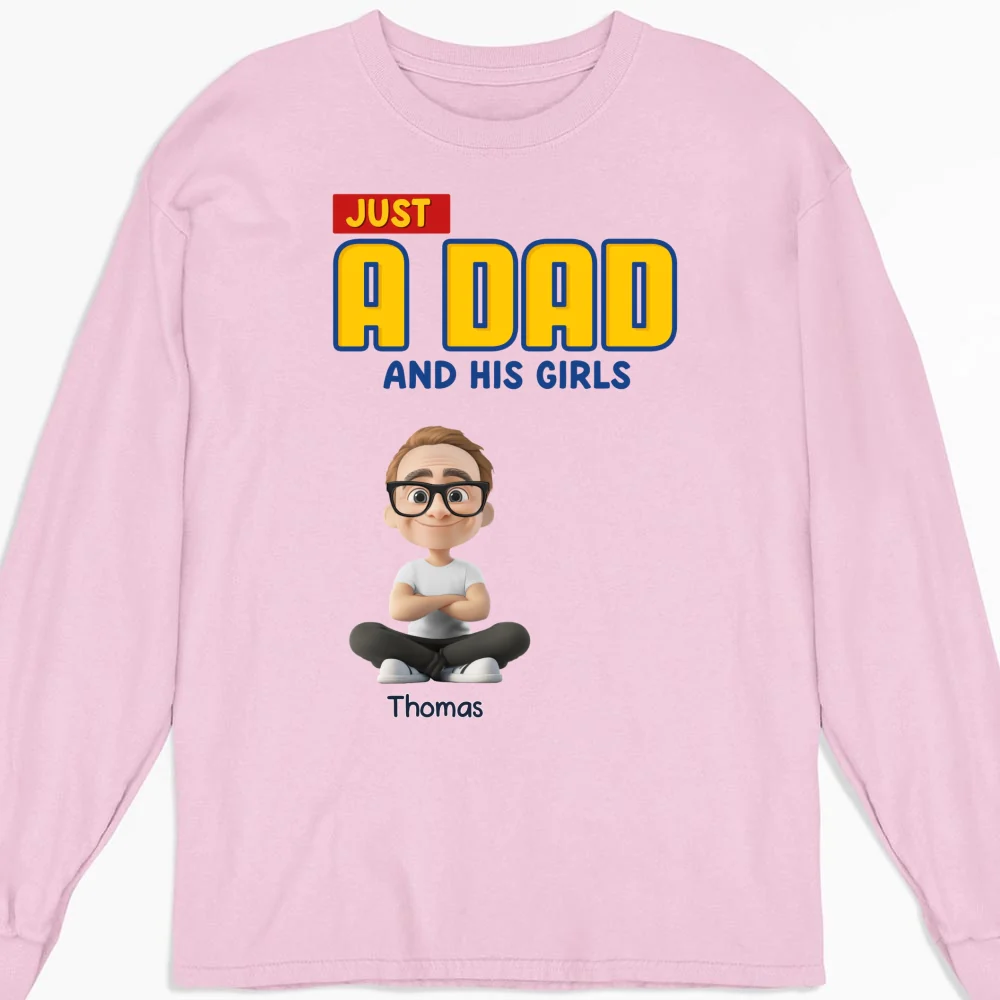 Just A Dad - Personalized Custom Shirt - Image 12