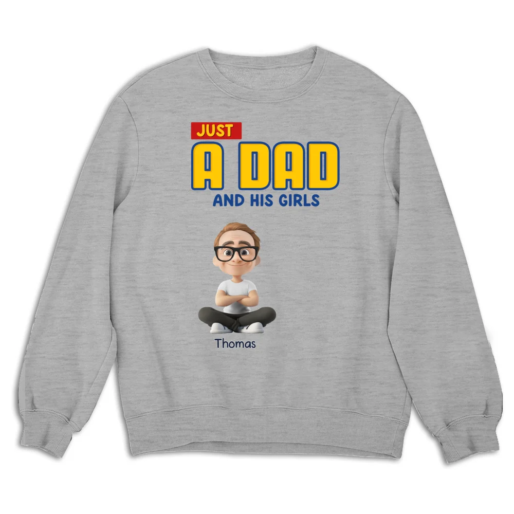 Just A Dad - Personalized Custom Shirt - Image 14