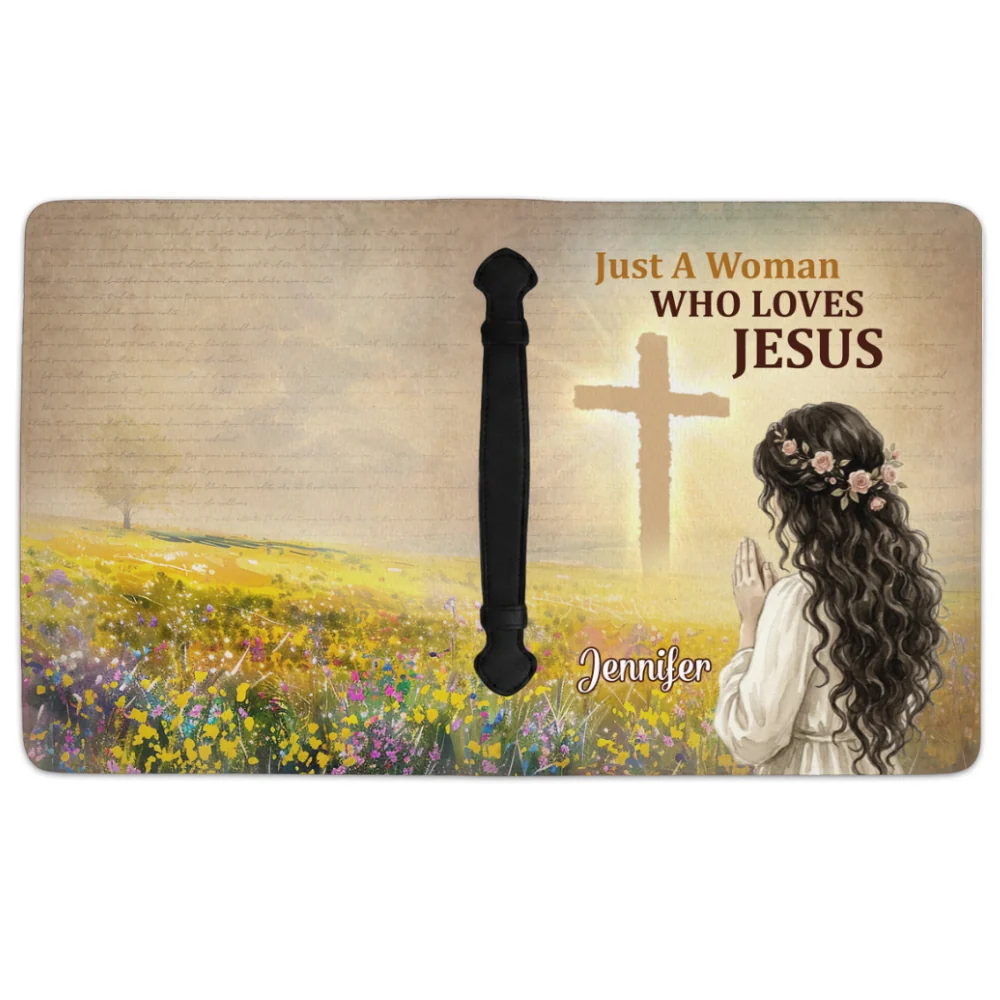 Just A Woman - Personalized Custom Bible Cover - Image 8
