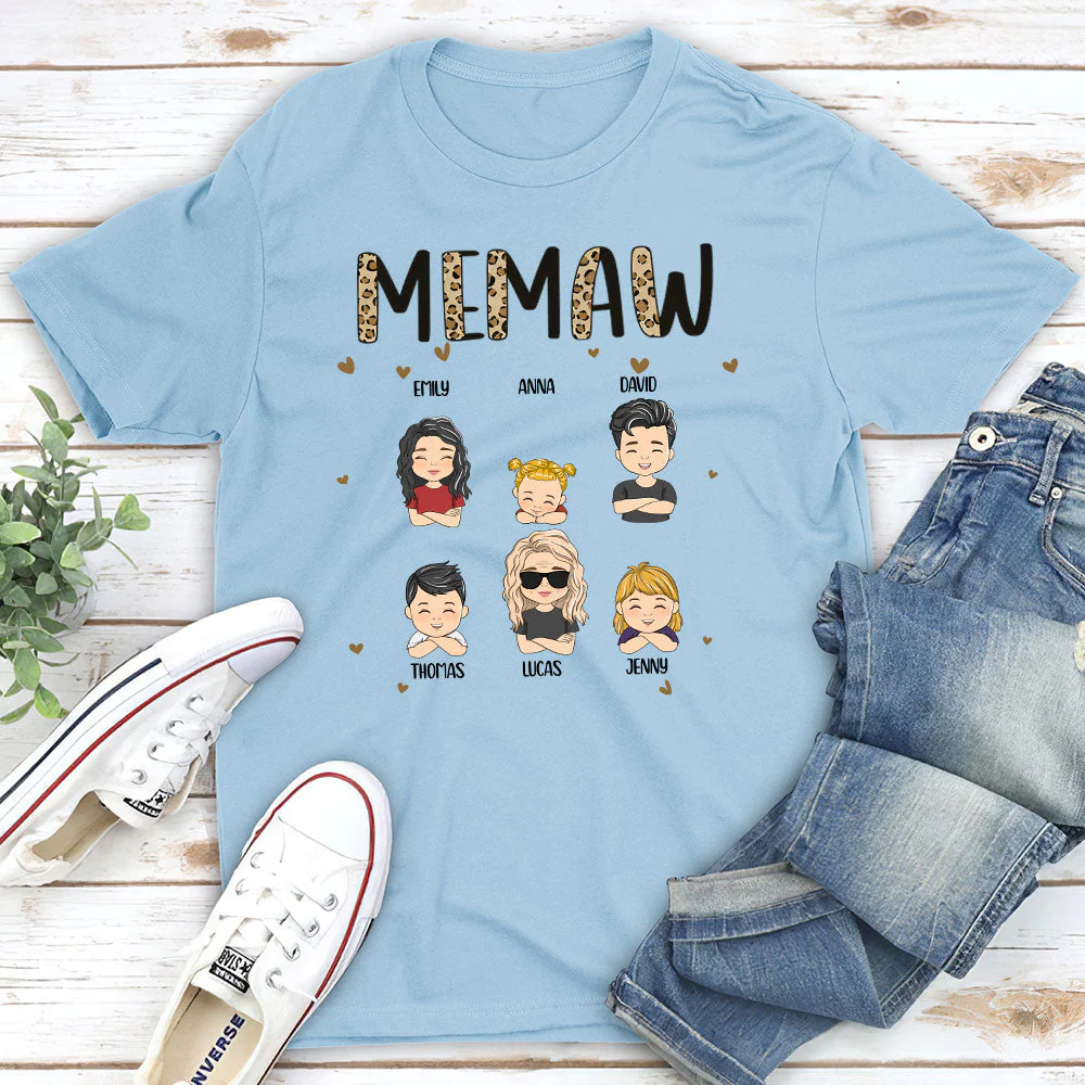Just Call Me Grandma - Personalized Custom Unisex T-shirt - Image 3