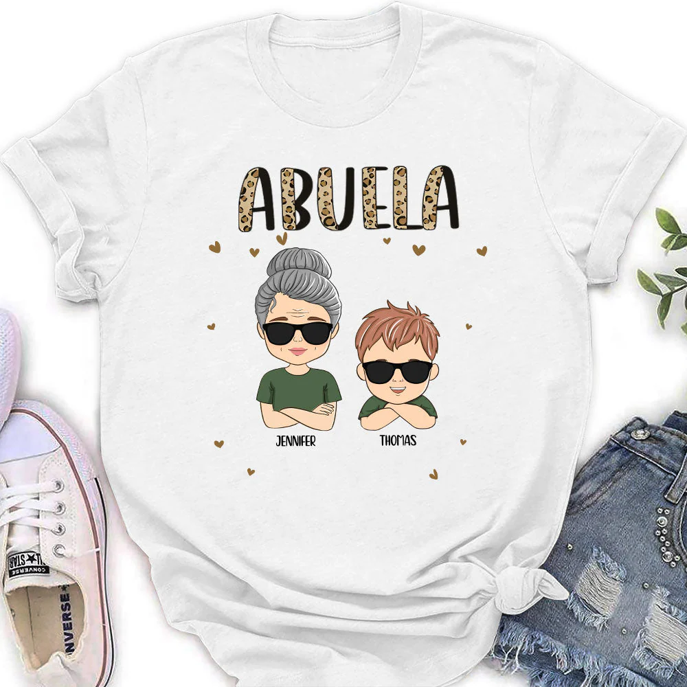 Just Call Me Grandma - Personalized Custom Women's T-shirt - Image 2