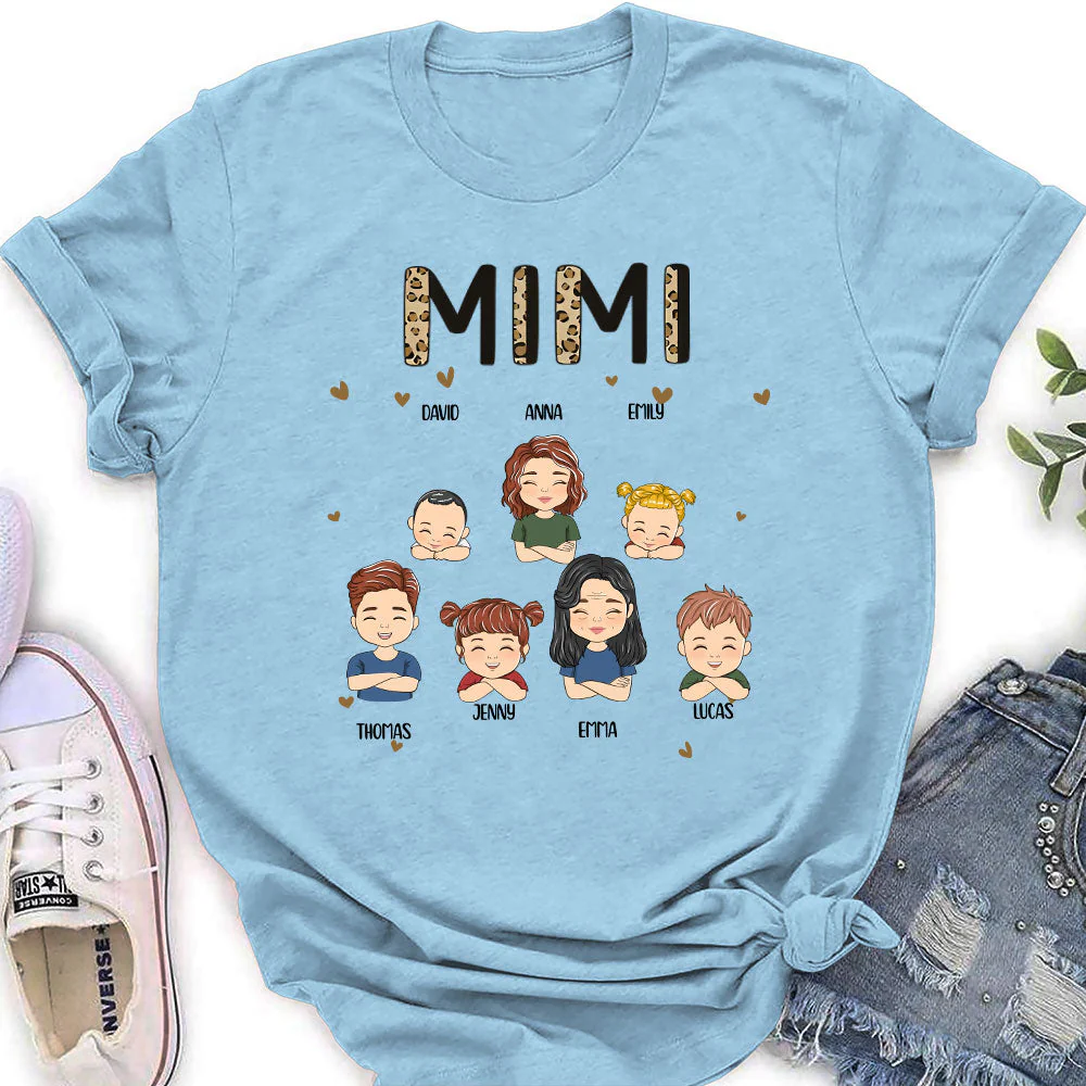 Just Call Me Grandma - Personalized Custom Women's T-shirt - Image 3