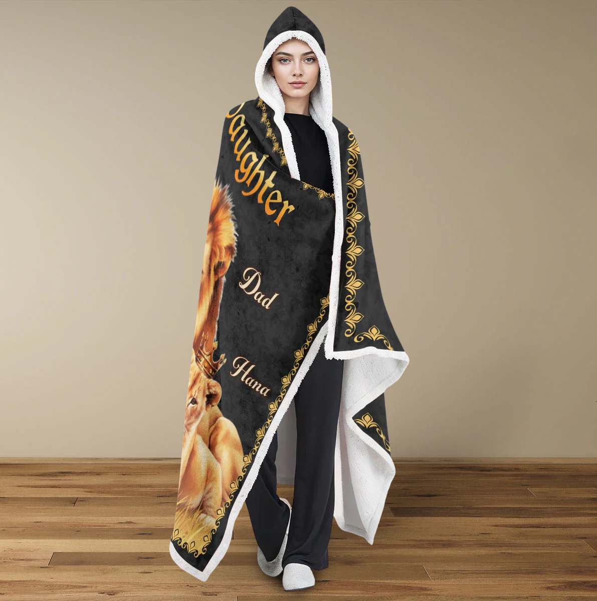 Just Do Your Best - Personalized Custom Hooded Blanket - Image 4