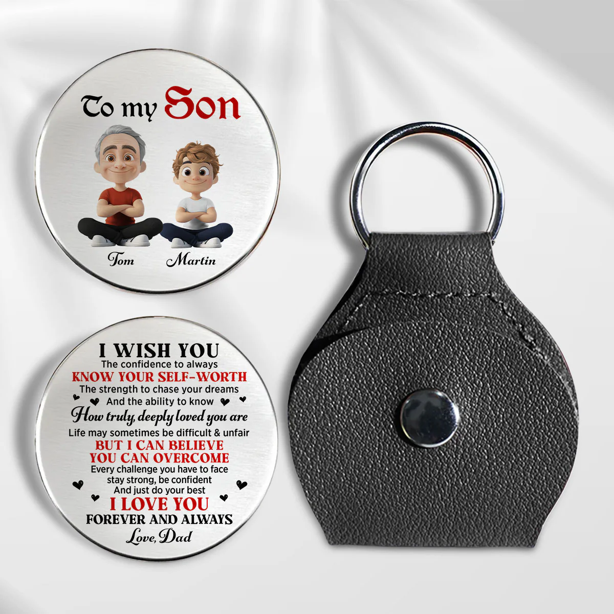 Just Do Your Best - Personalized Custom Pocket Hug