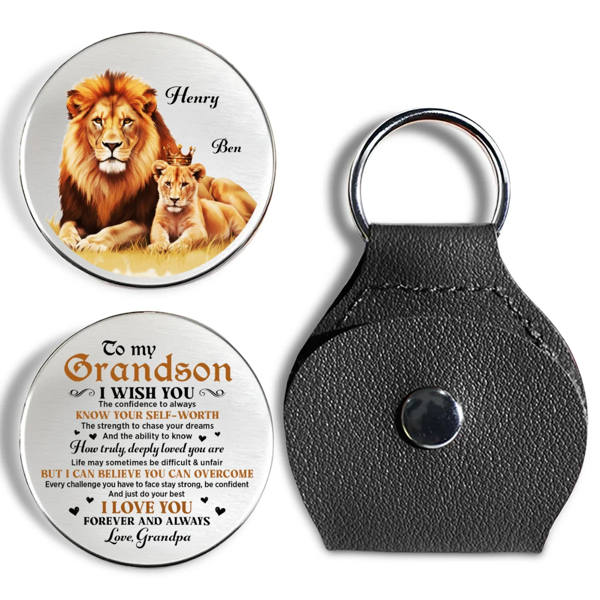 Just Do Your Best - Personalized Custom Pocket Hug - Image 7