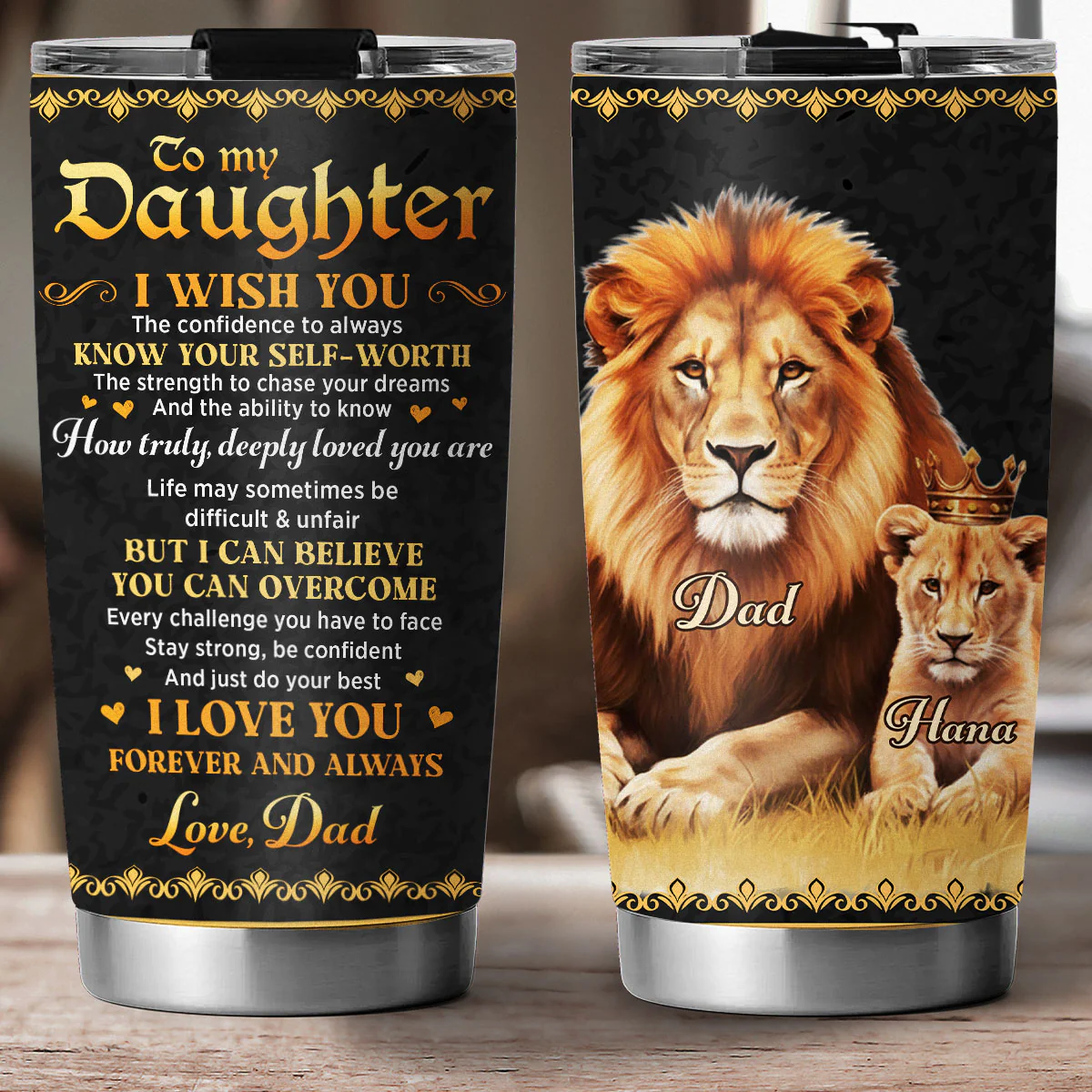 Just Do Your Best - Personalized Custom Tumbler - Image 2