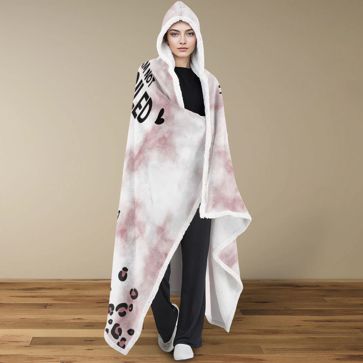 Just Loves You - Personalized Custom Hooded Blanket - Image 3