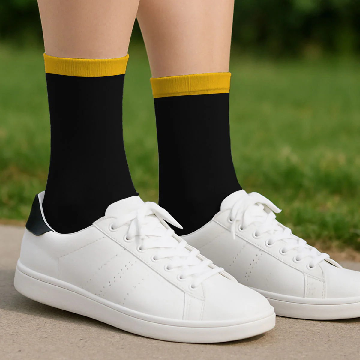 Just Resting My Eyes - Personalized Custom Crew Socks - Image 4