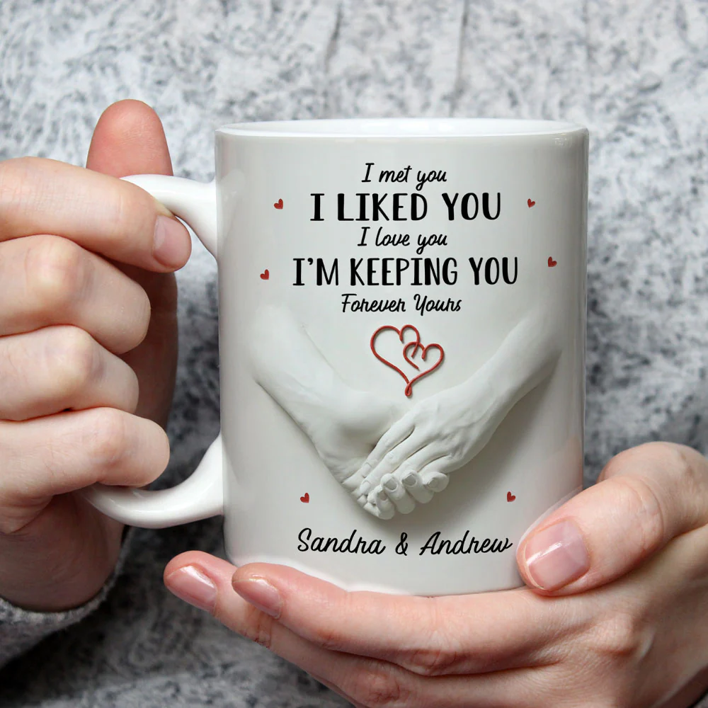 Just The Two of Us - Personalized Custom Coffee Mug - Image 2