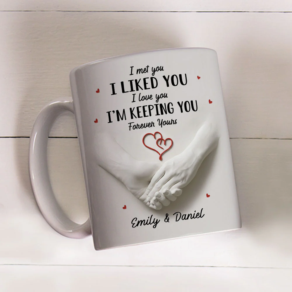 Just The Two of Us - Personalized Custom Coffee Mug - Image 3