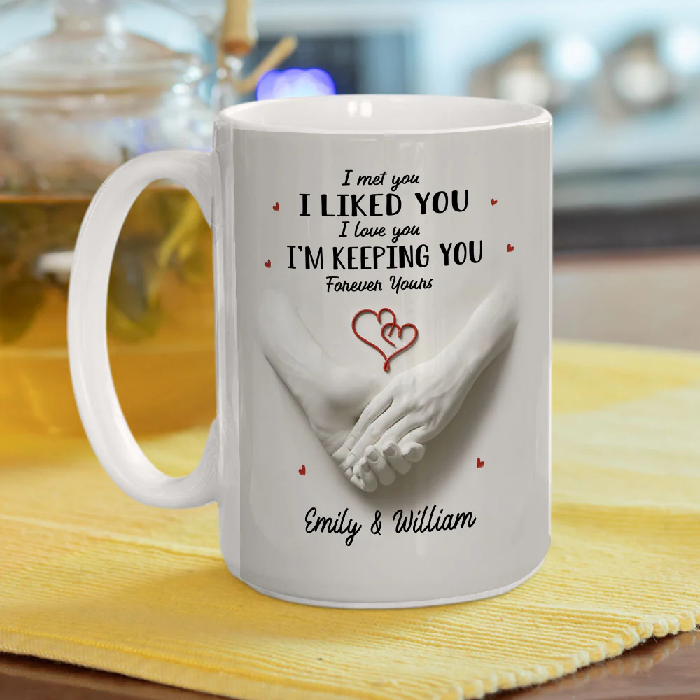Just The Two of Us - Personalized Custom Coffee Mug - Image 5