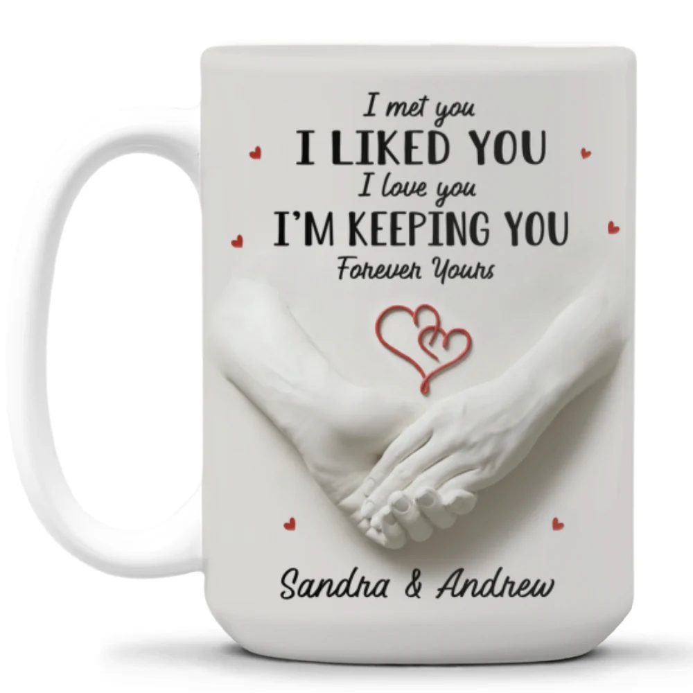 Just The Two of Us - Personalized Custom Coffee Mug - Image 8