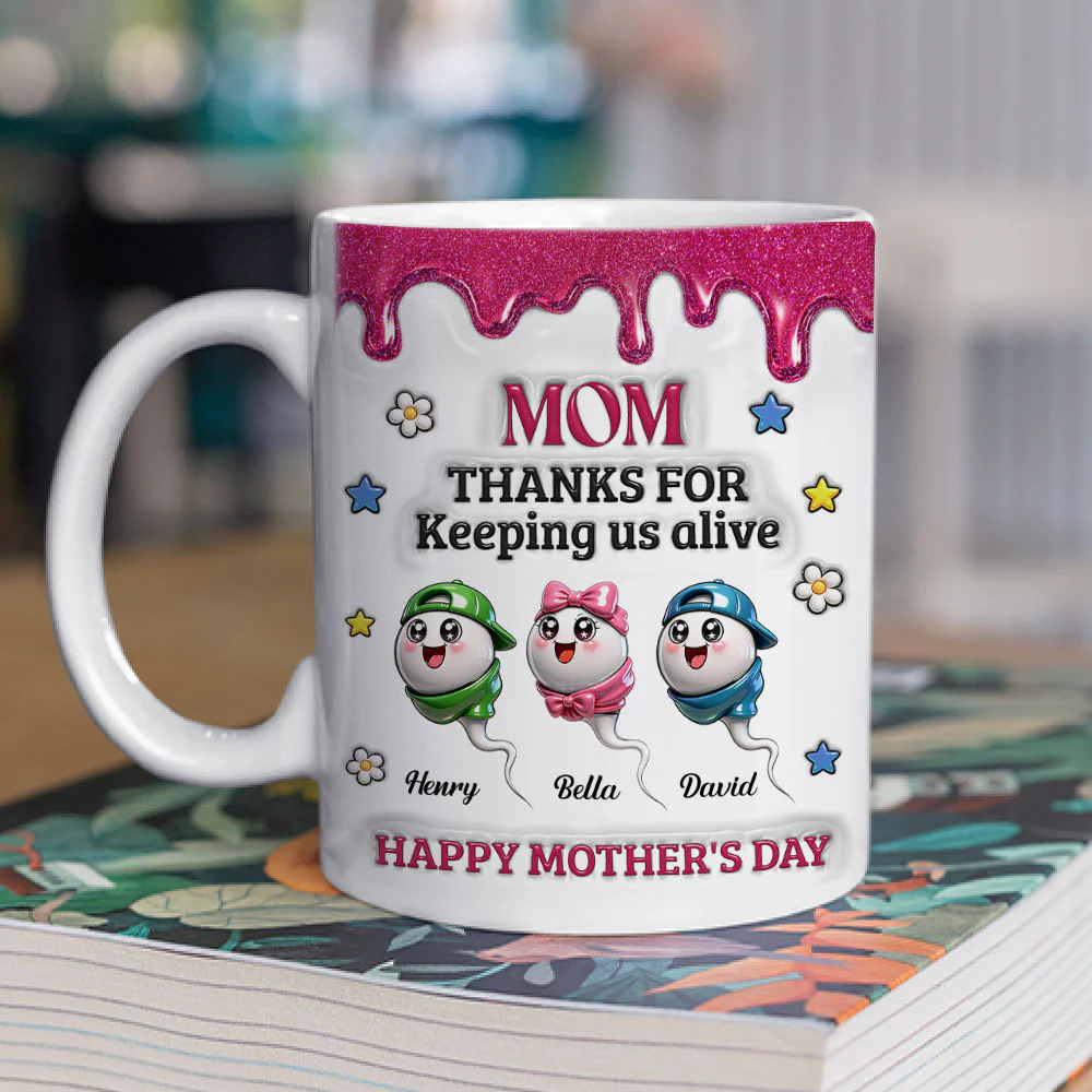 Keep Us Alive - Personalized Custom 3D Inflated Effect Mug - Image 2