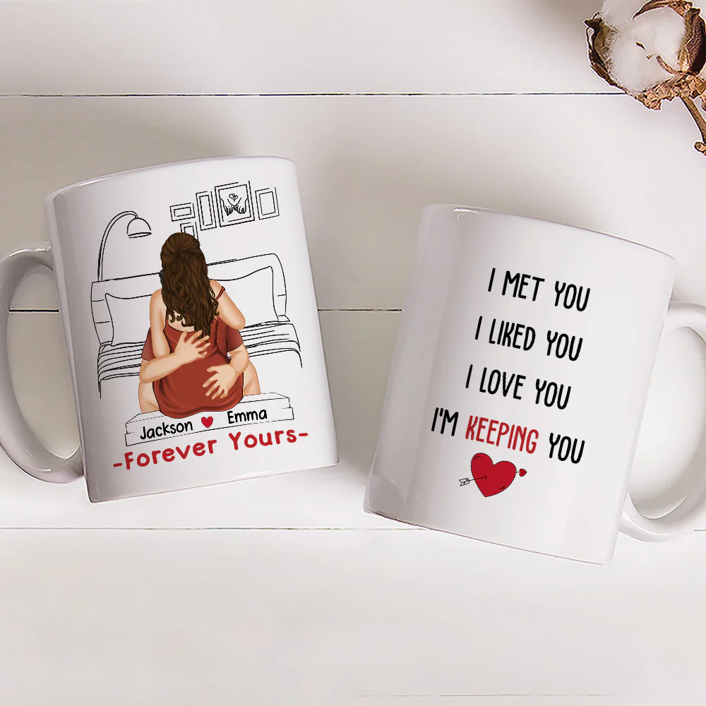 Keep You Forever - Personalized Custom Coffee Mug - Image 3