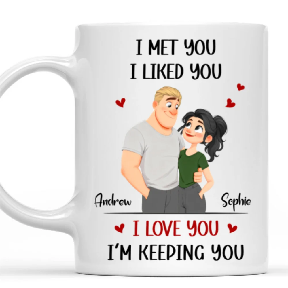 Keeping You Cartoon - Personalized Custom Coffee Mug - Image 7