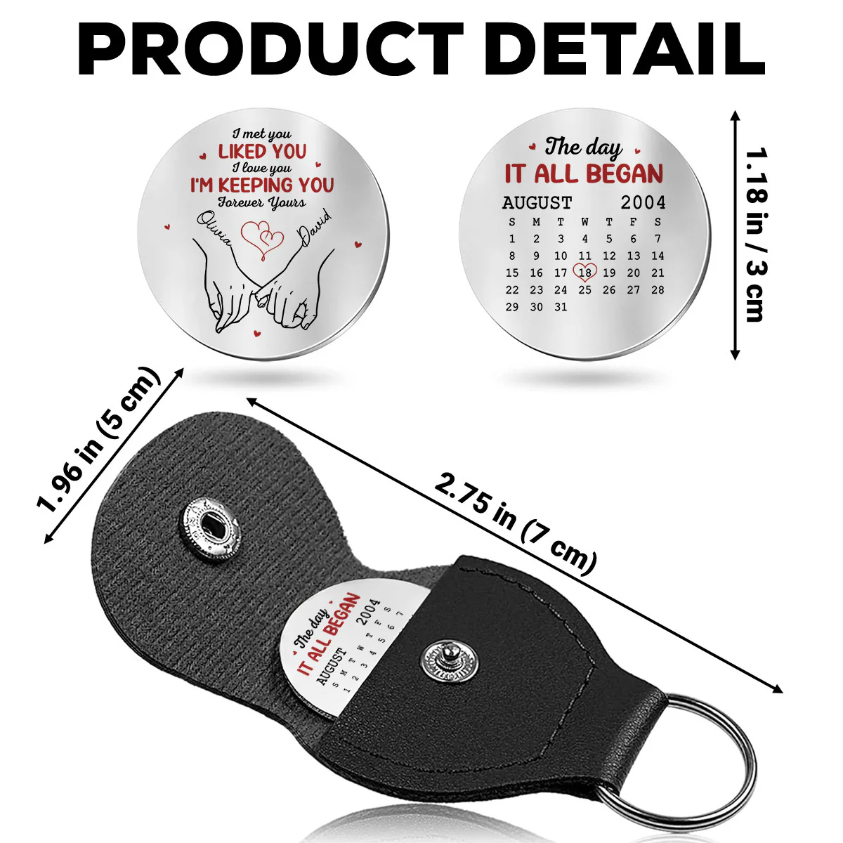 Keeping You - Personalized Custom Pocket Hug - Image 5