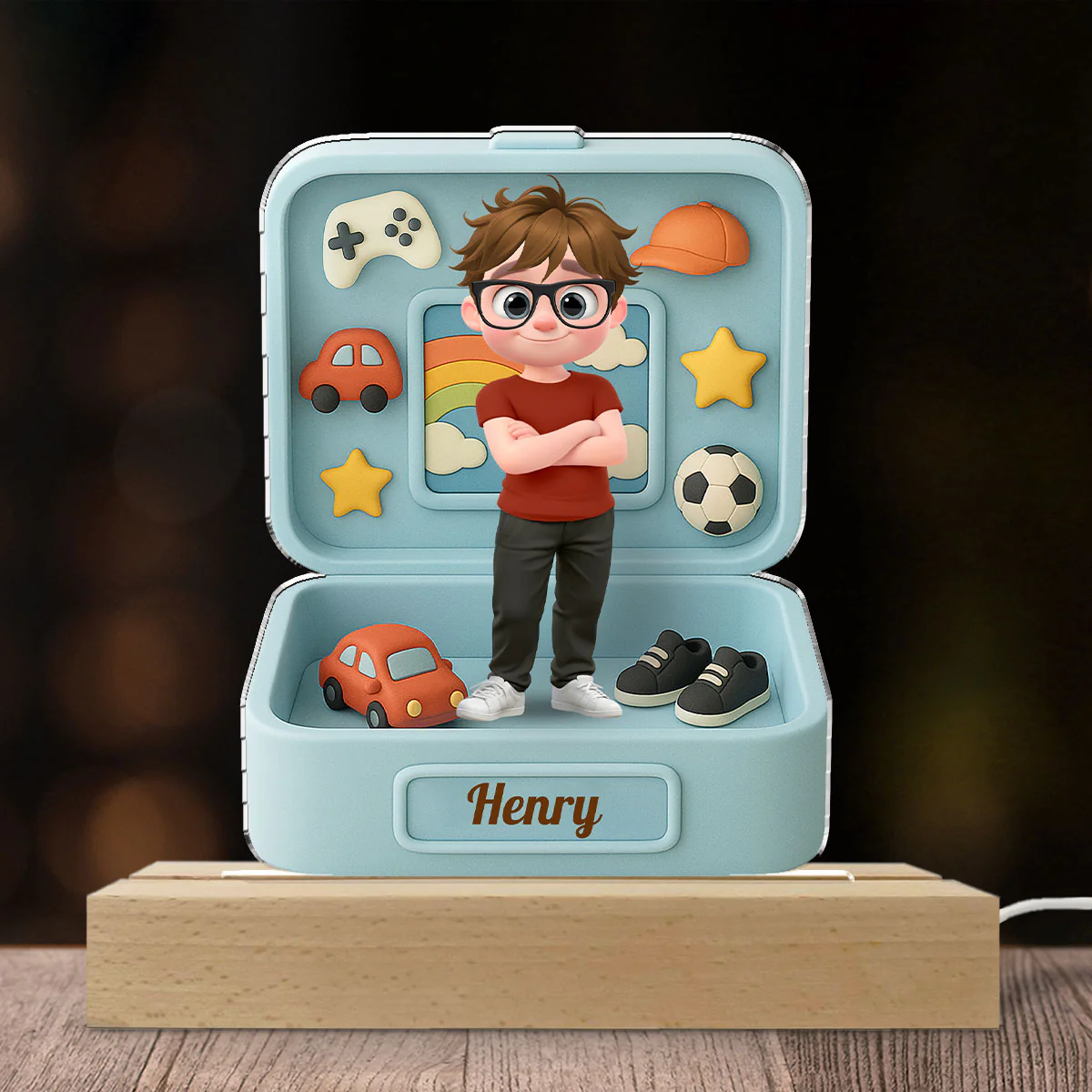 Kid Box - Personalized Custom LED Light - Image 2