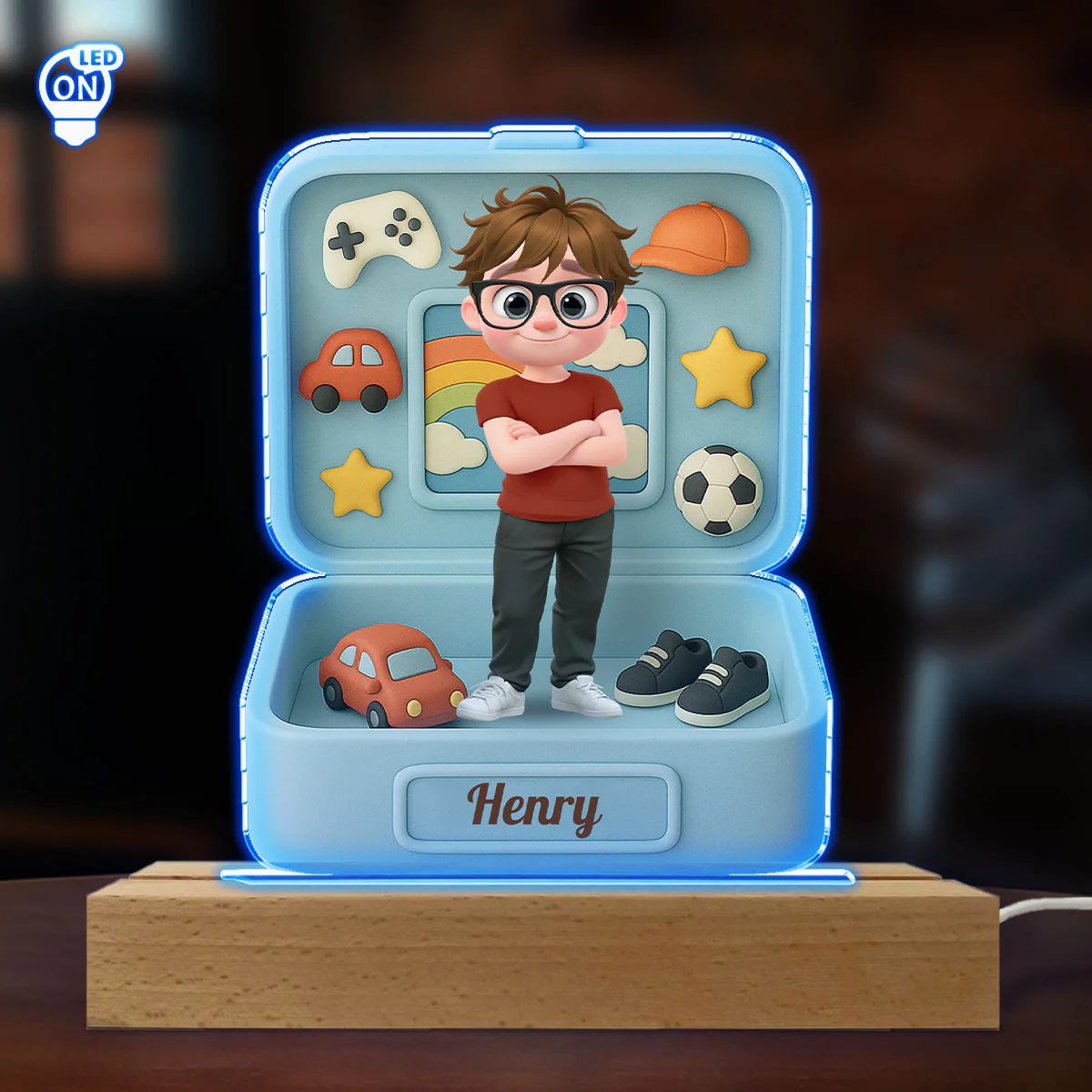 Kid Box - Personalized Custom LED Light - Image 5