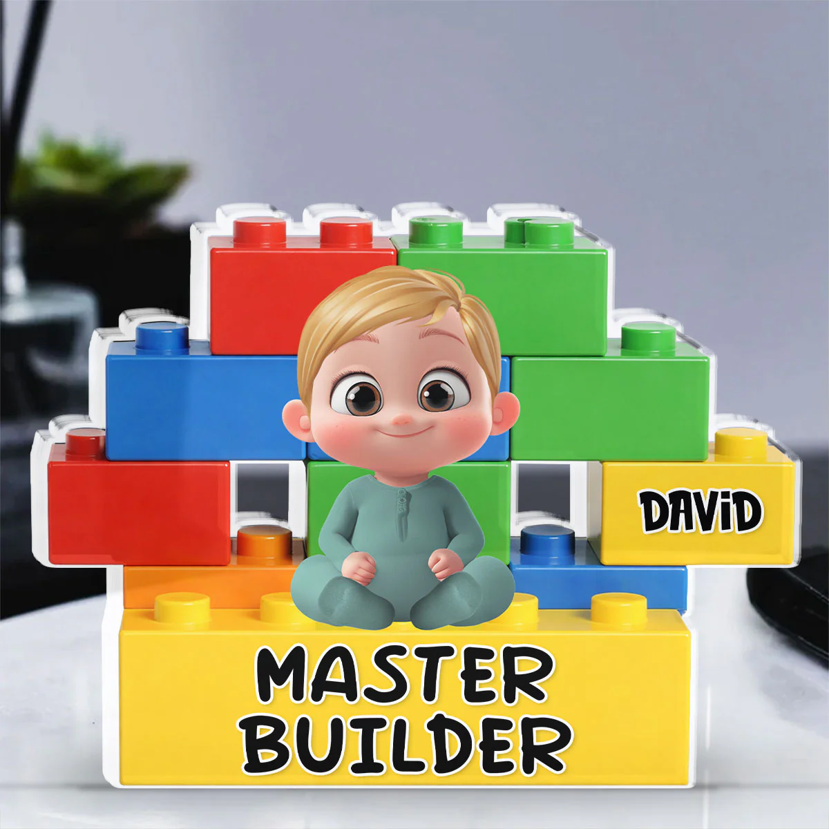 Kid Builder - Personalized Custom Acrylic Plaque - Image 3