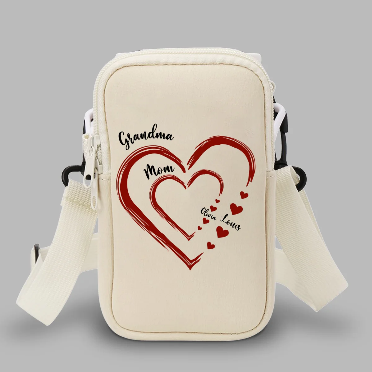 Kids And Grandkids Make Life Grand - Personalized Custom Water Bottle Carrier Bag - Image 10