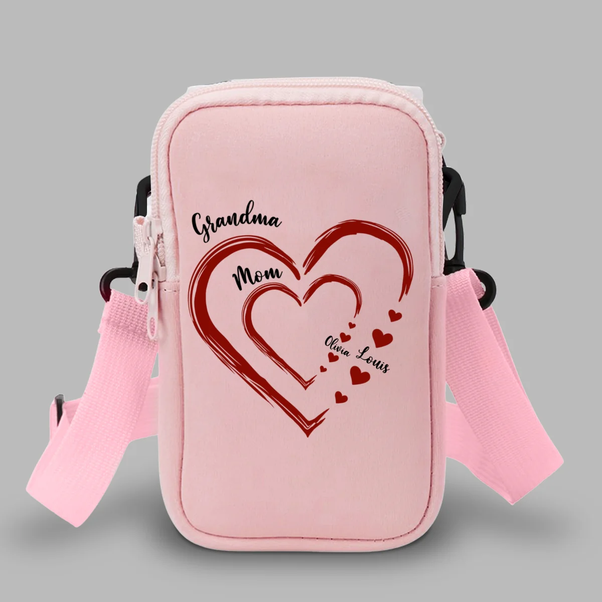 Kids And Grandkids Make Life Grand - Personalized Custom Water Bottle Carrier Bag - Image 9