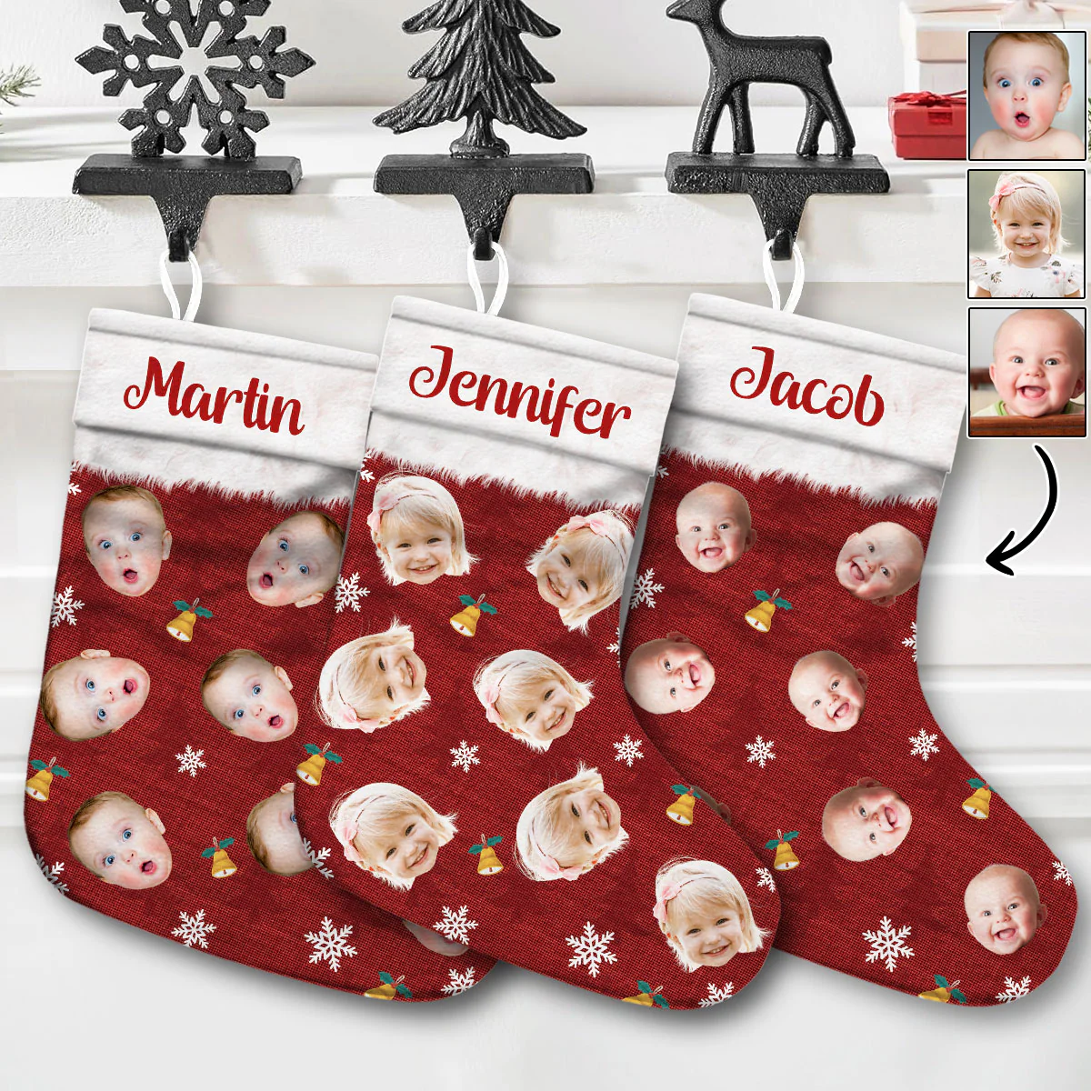 Kids Spoiled Here - Personalized Custom Christmas Stocking