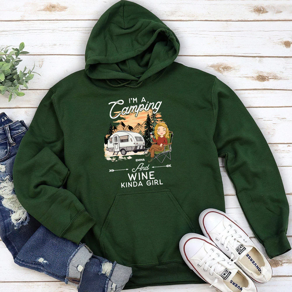 Kinda Girl - Personalized Custom Hoodie - Image 3