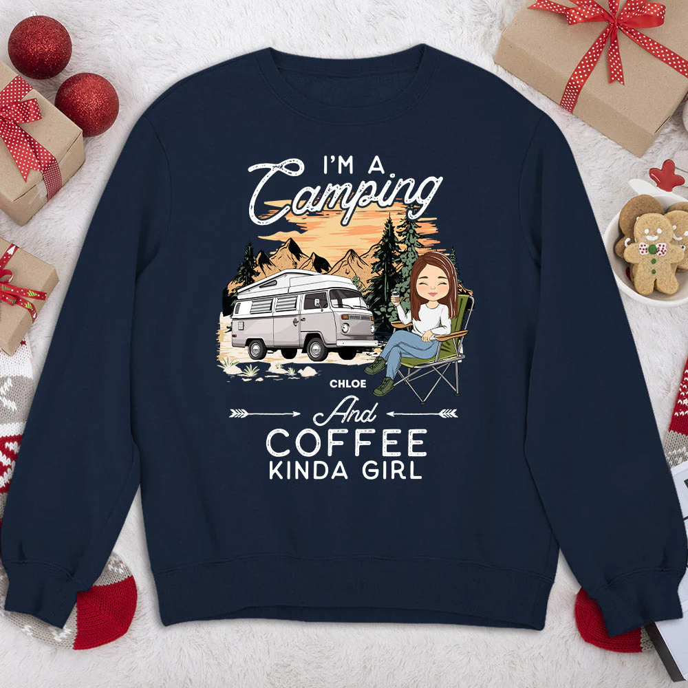 Kinda Girl - Personalized Custom Sweatshirt - Image 2