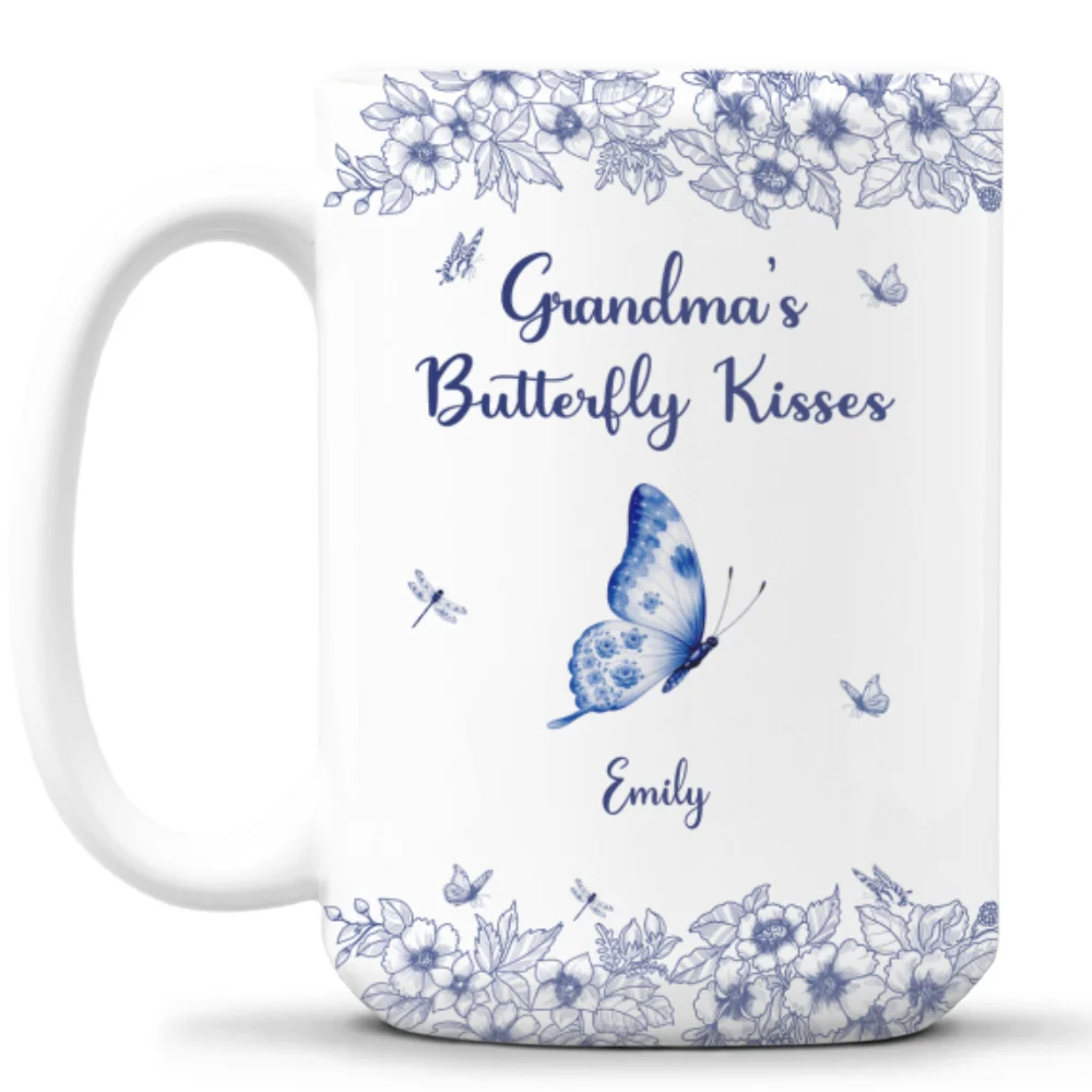 Kisses - Personalized Custom Coffee Mug - Image 8