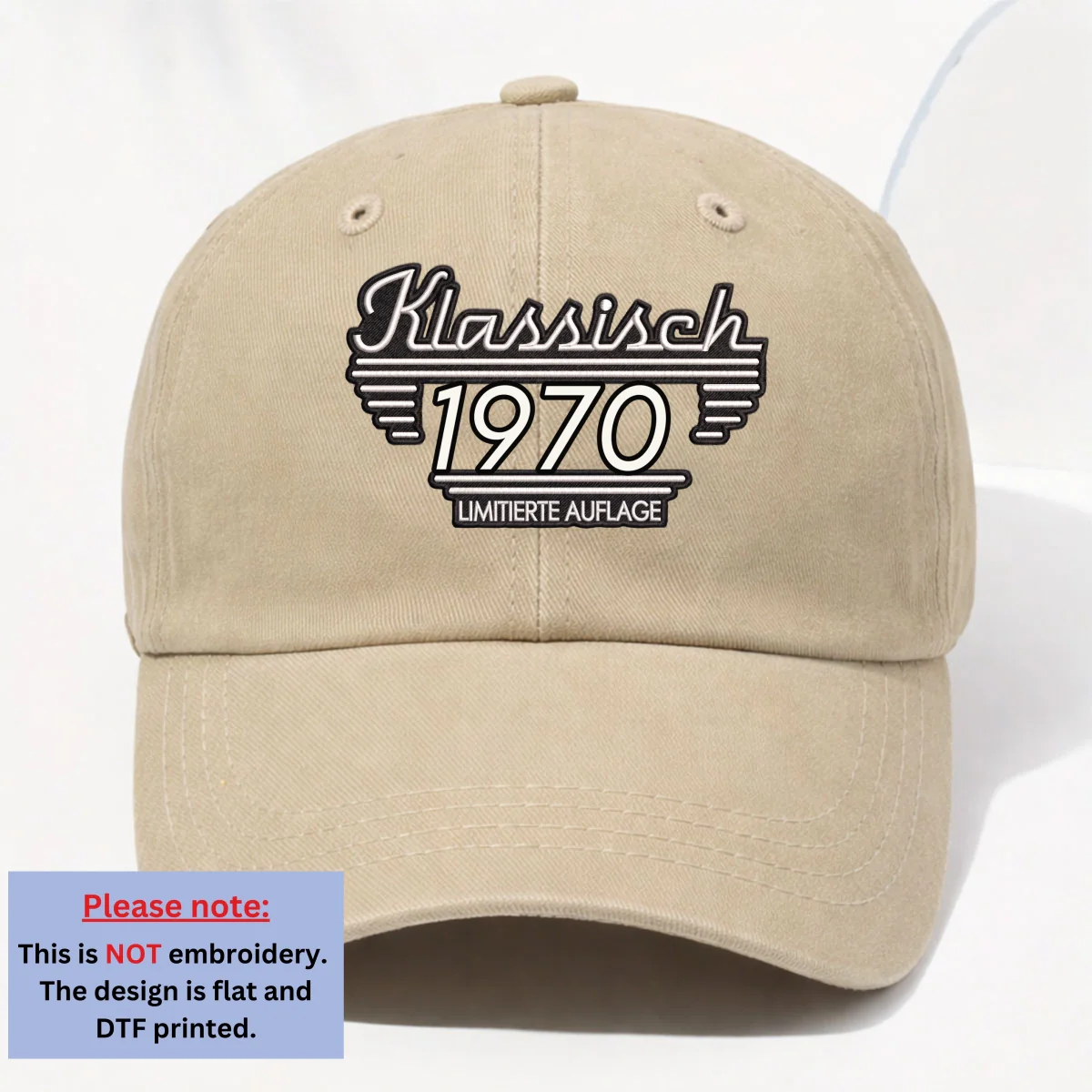 Klassische Edition - Personalisierte Vintage-Jeanskappe Im Used-Look - Image 10