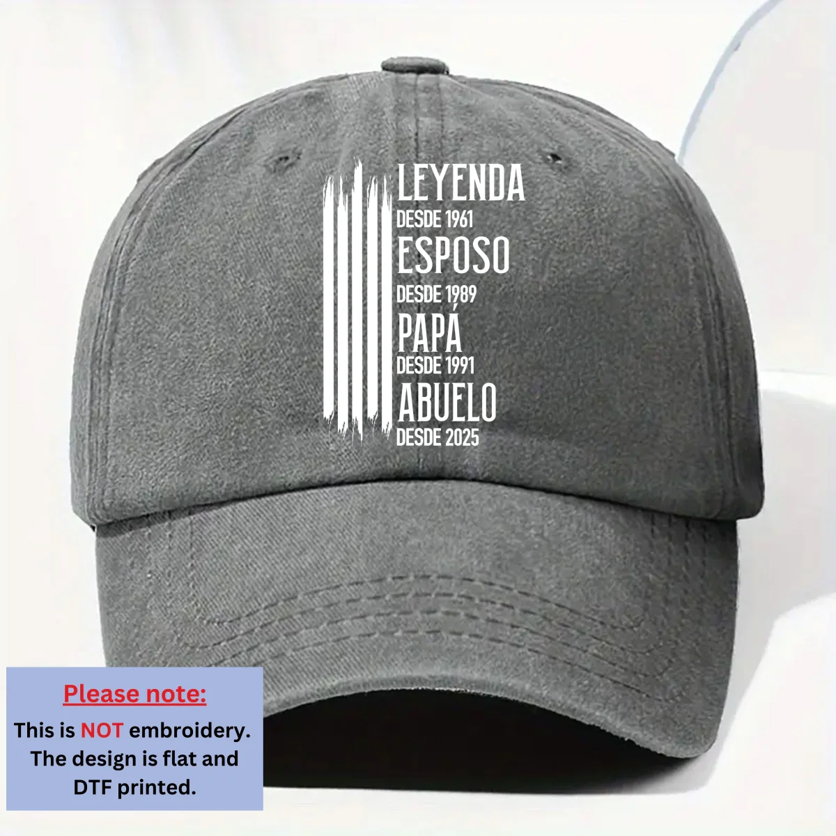 La Leyenda Original - Gorra Vaquera De Estilo Vintage Personalizada - Image 7
