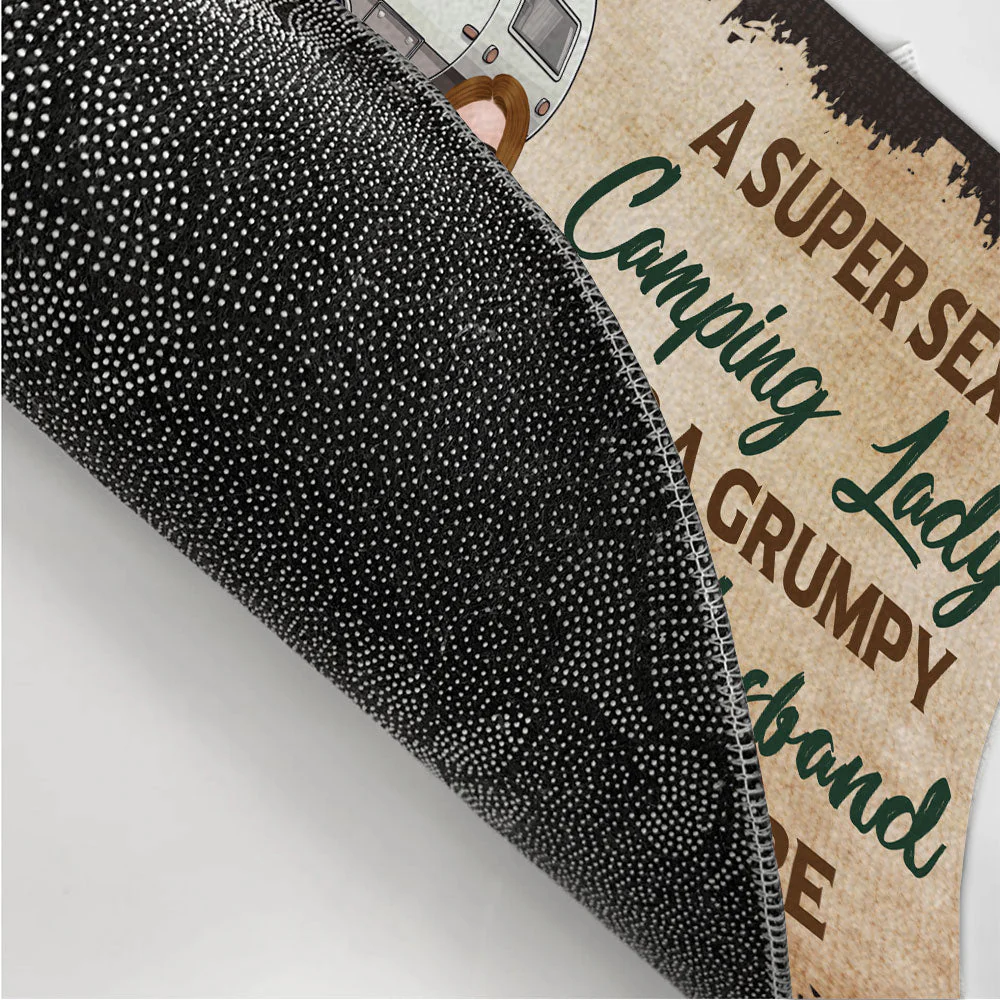 Lady and Husband - Personalized Custom Doormat - Image 3
