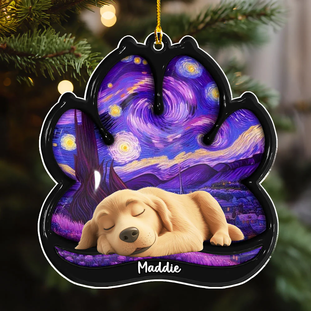 Lay Here With Me - Personalized Custom 3D Effect Acrylic Ornament - Image 2