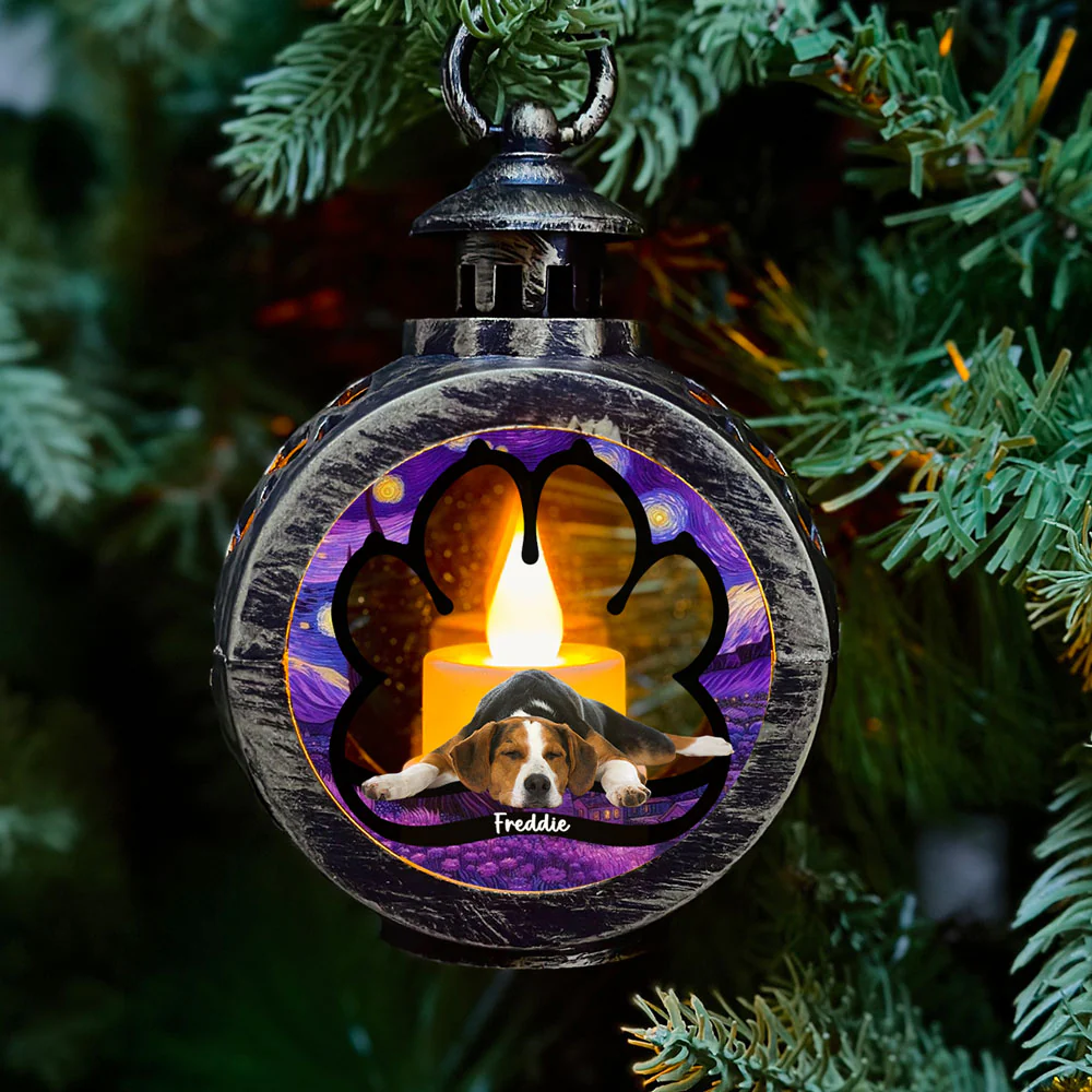 Lay Here With Me - Personalized Custom Christmas Lantern - Image 2