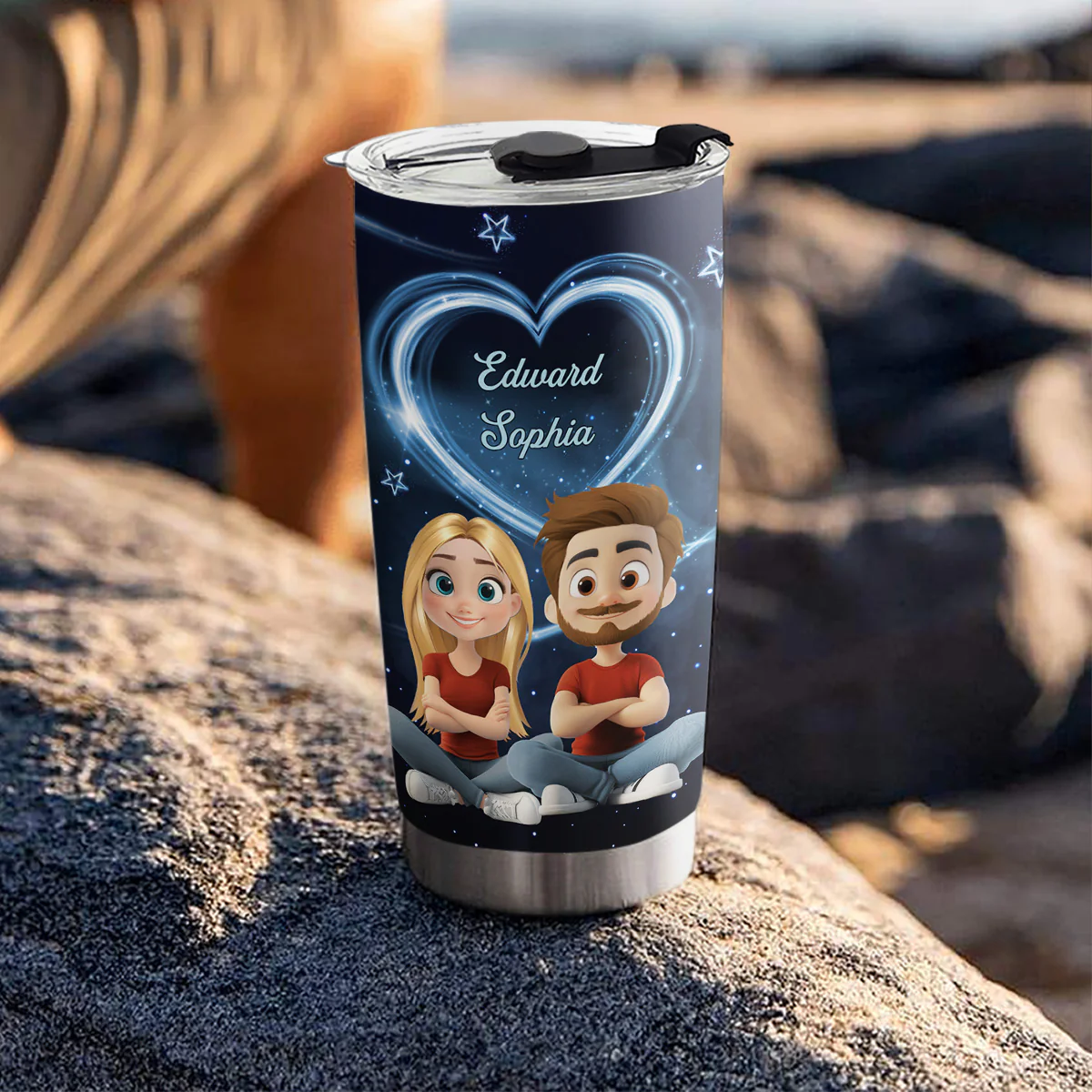 Led Me To You - Personalized Custom Tumbler - Image 3