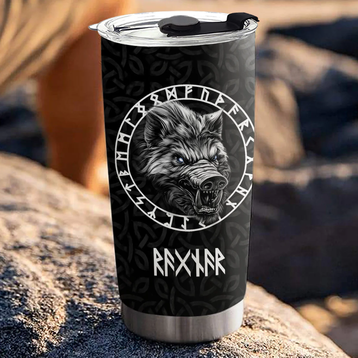Legacy Of The Vikings - Personalized Custom Tumbler - Image 2