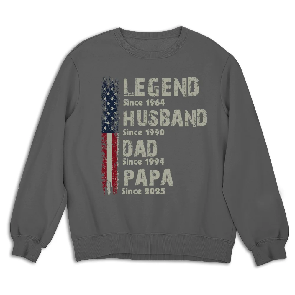 Legend Husband Dad - Personalized Custom Shirt - Image 13
