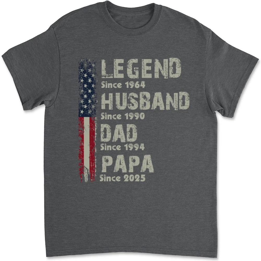Legend Husband Dad - Personalized Custom Shirt - Image 6