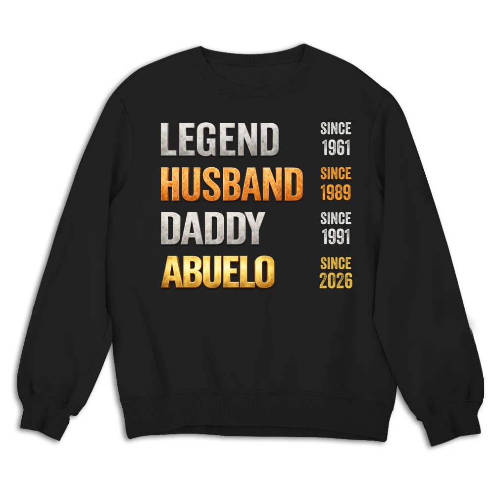 Legendary Dad Metal Retro - Personalized Custom 3D Effect Shirt - Image 20