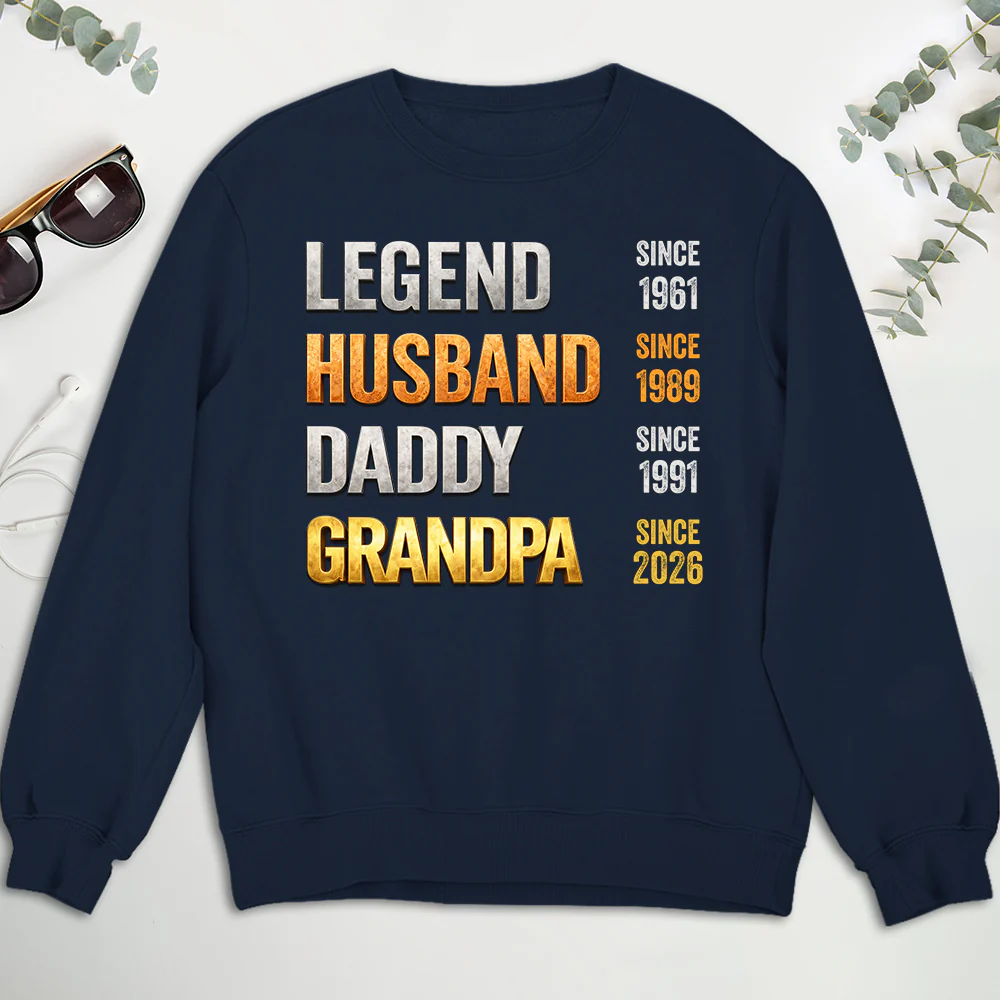 Legendary Dad Metal Retro - Personalized Custom 3D Effect Shirt - Image 8