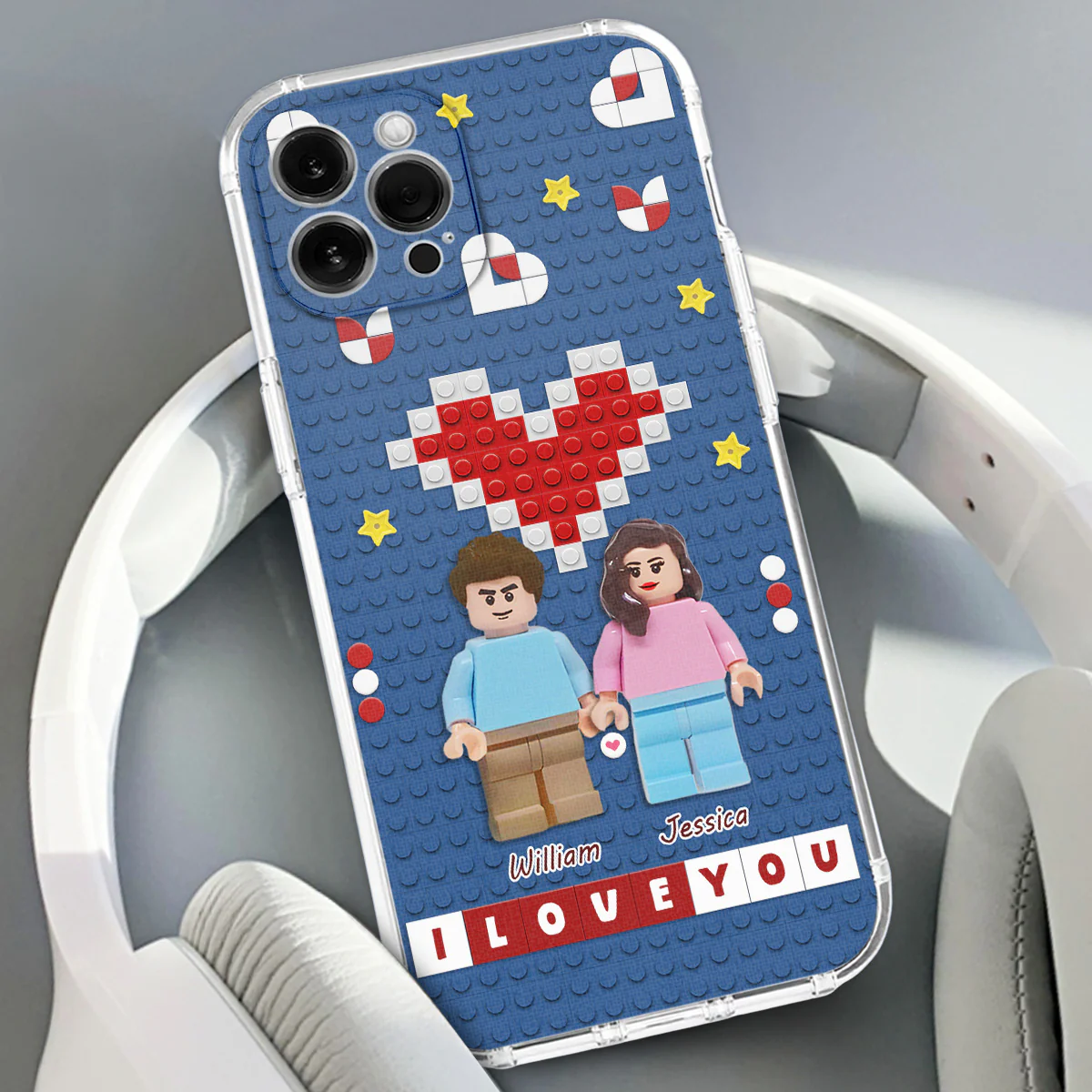 Lego Couple - Personalized Custom Phone Case - Image 3