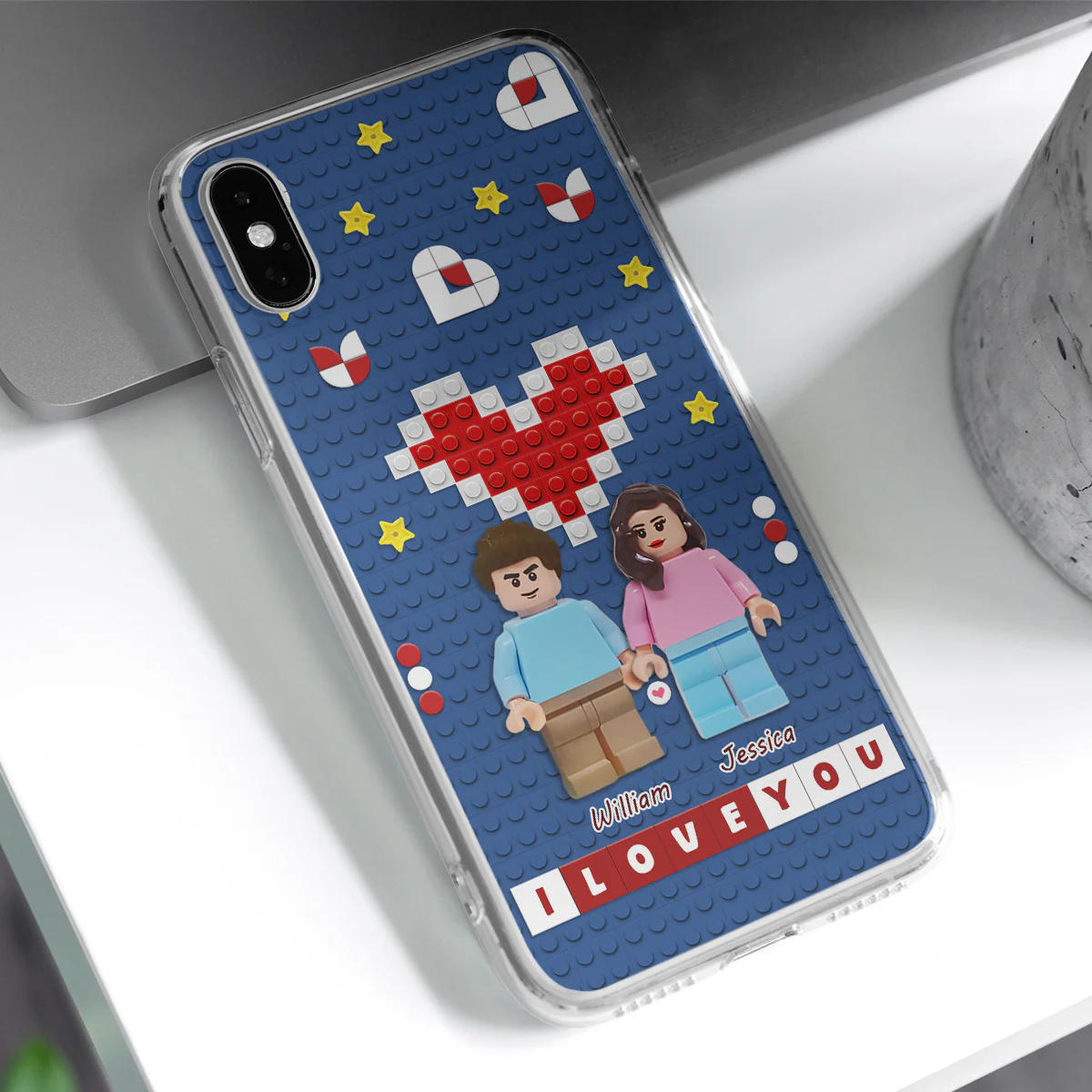 Lego Couple - Personalized Custom Phone Case - Image 4