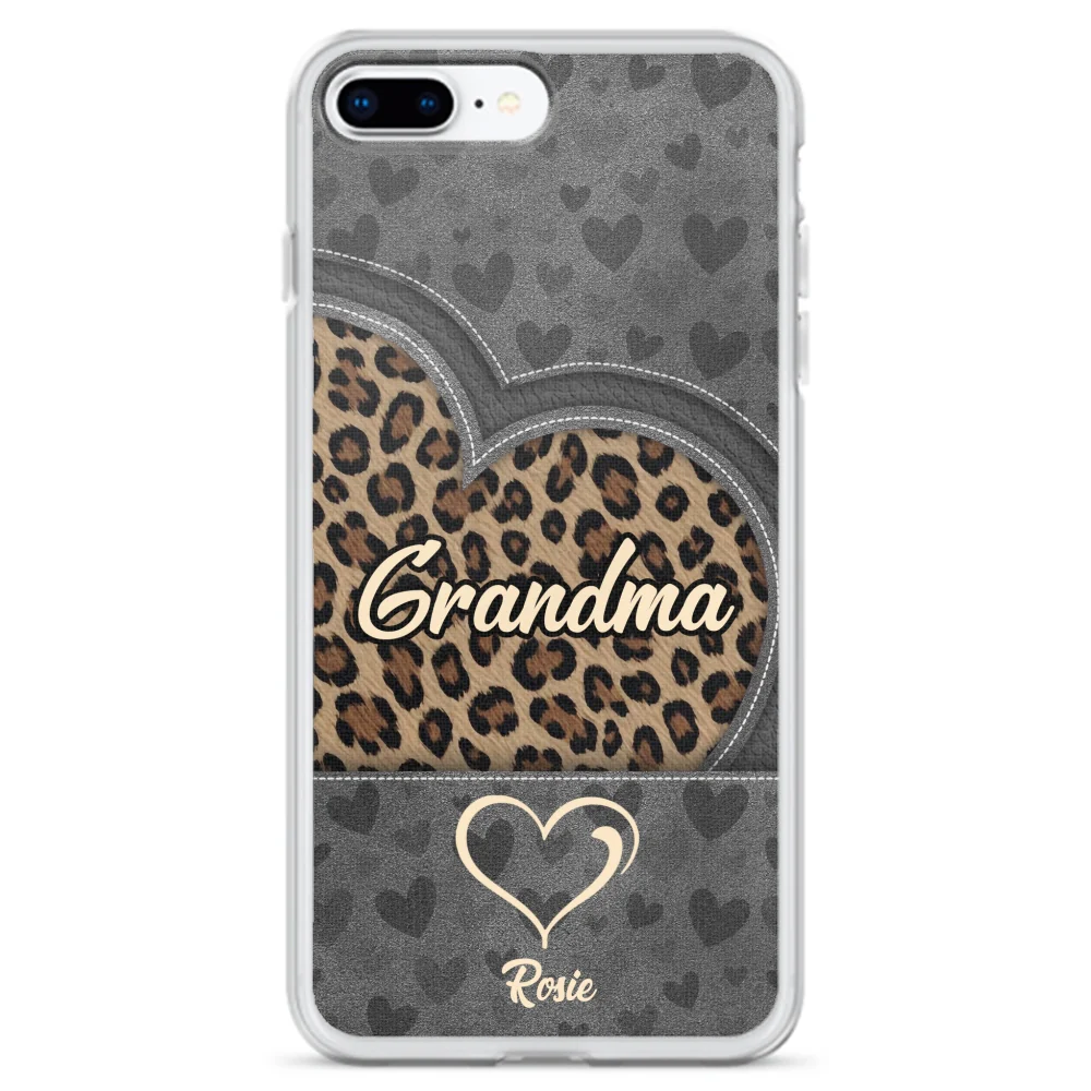 Leopard Heart - Personalized Custom Phone Case - Image 2