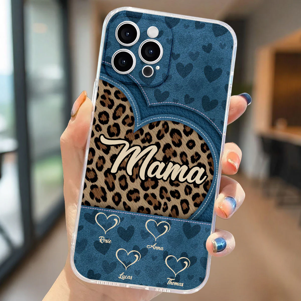 Leopard Heart - Personalized Custom Phone Case - Image 25