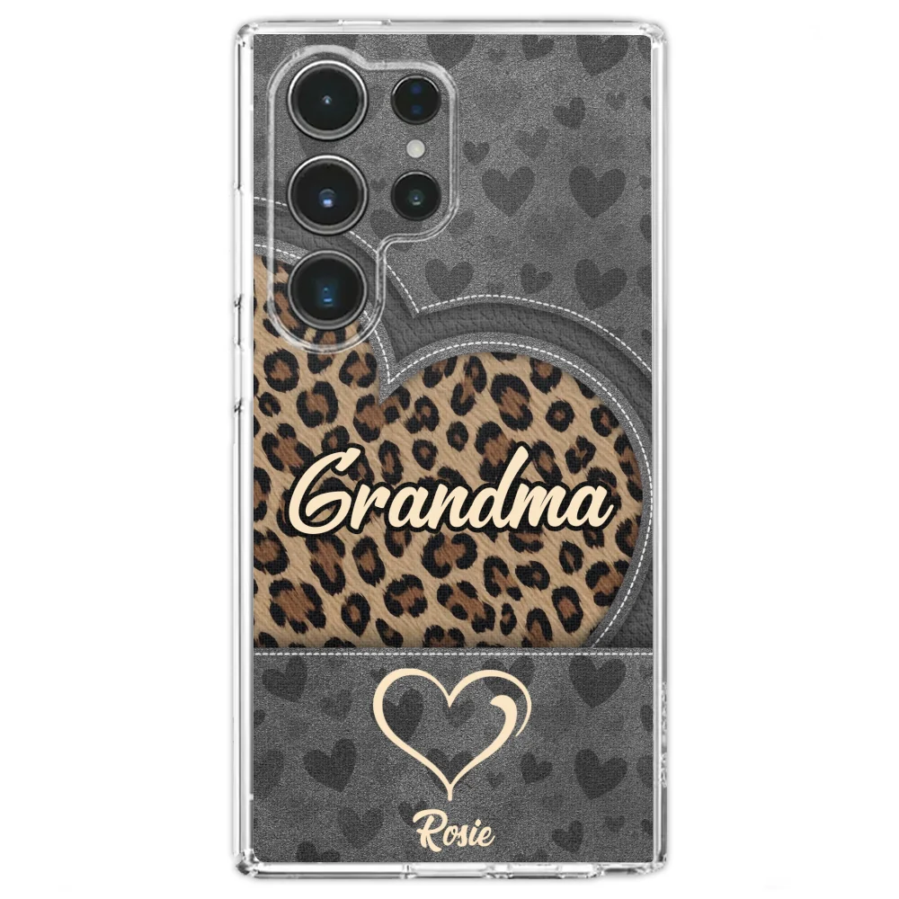 Leopard Heart - Personalized Custom Phone Case - Image 29