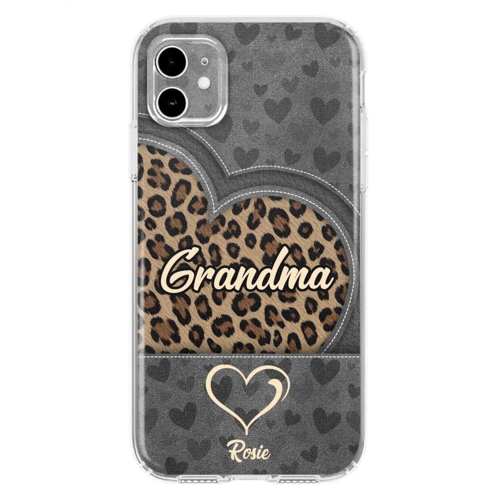 Leopard Heart - Personalized Custom Phone Case - Image 3