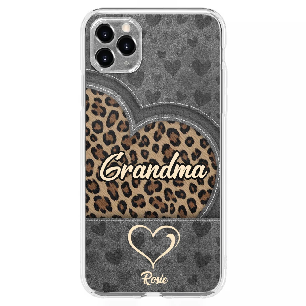 Leopard Heart - Personalized Custom Phone Case - Image 4